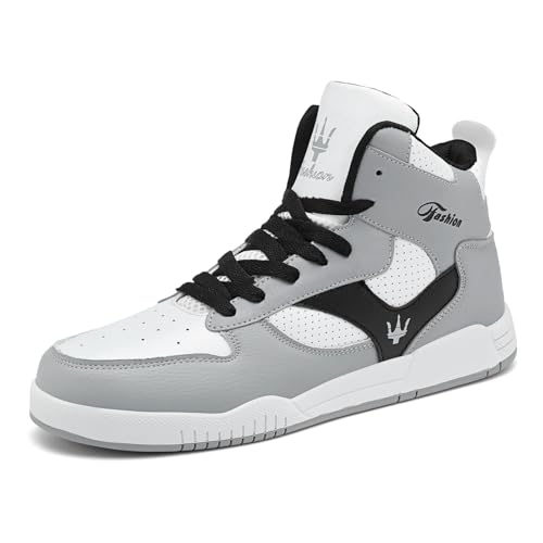 Men's Fashion High Top Sneakers Casual Walking Shoes - Image 3