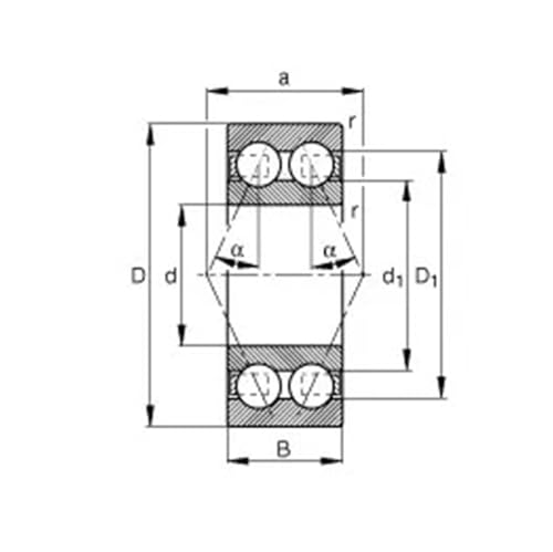 Roulement 3209 pour éliminer le jeu mécanique et les vibrations d'arbre