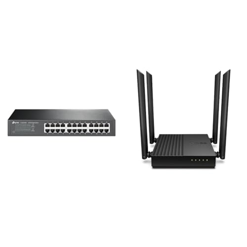 Image of TP-Link 24-Port Gigabit Ethernet Unmanaged Switch | Plug and Play | Desktop /Rackmount | Fanless | 10