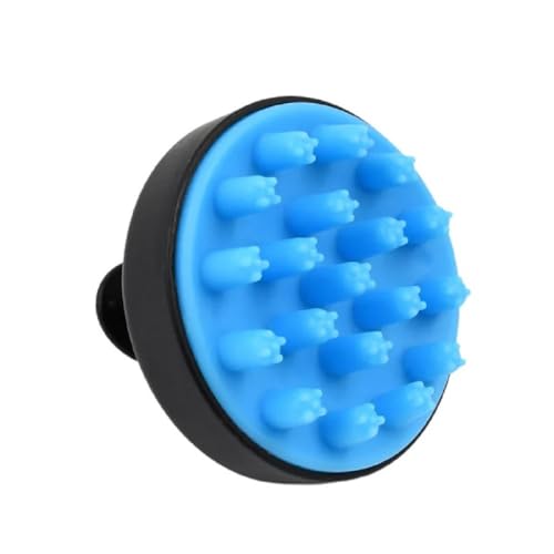 Image of VWMYQ Face Scrubber, Silicone Face Scrubber for Men, Gentle Exfoliator Pad & Massager, Facial Cleansing /Wash Brush - Removes Dead & Dry Skin (Scalp Massager Blue)
