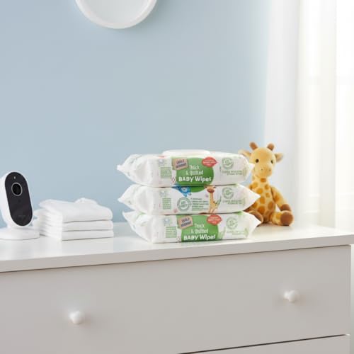 Image of Baby Wipes Bundle, 6 Pack, 432 Count, Fragrance & alcohol free, thick and quilted for a gentle clean, 99% water & plant-based ingredients