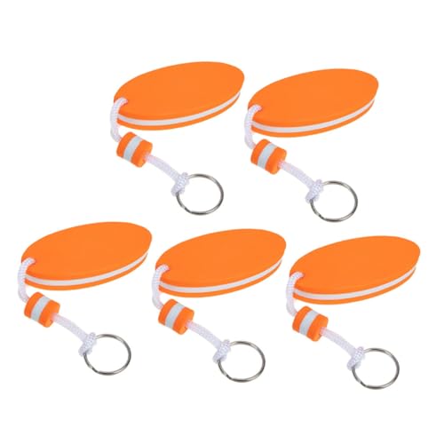 Kisangel 5stücke Schwimmende Schlüsselanhänger Aus Eva Für Wassersport Leuchtende Farben Leicht Und Tragbar Zum Schutz Ihrer Schlüssel Beim Bootfahren Und Surfen