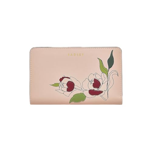 RADLEY London Wild Roses Medium Bifold Wallet (Light Pink)