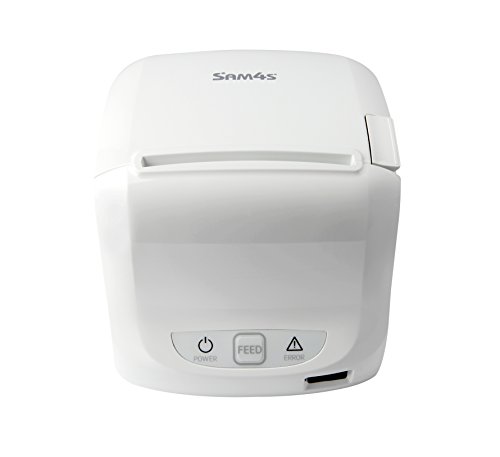 SAM4s GIANT100 Compact 3" Thermal POS Printer USB Serial Ethernet, Splash Cover Included, White