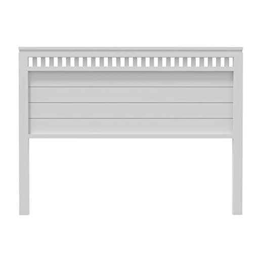 PEJECAR cabecero Modelo Bora para Cama de 150 Fabricado en Madera mazica de Pino insigni Acabado en Blanco Satinado
