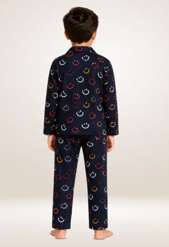 Image of 3BROS Kid's Pure Cotton Full Sleeves Night Suit /Dress for Boys /Girls Full Pajama & Top Sleep Suit Combo Set