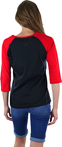 Image of ToBeInStyle Women's Classic Two Color Cotton Baseball T-Shirts