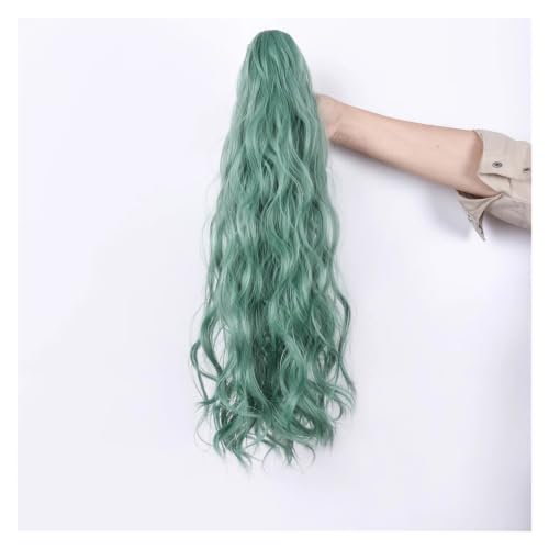 Wig clips de trenzas sintéticas de aspecto natural para cabello invisible 4