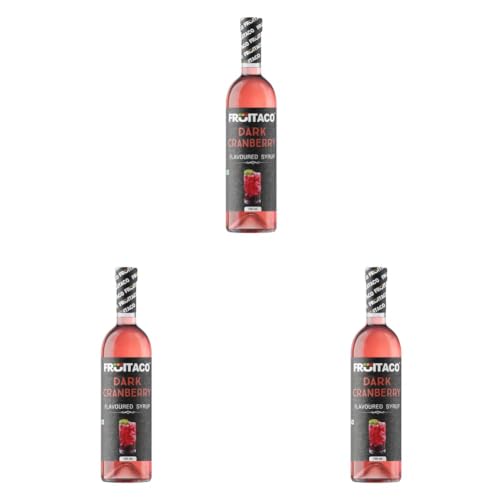 Image of Fruitaco Cranberry Syrup: Perfect Mixer for Enhancing Mocktails & Cocktails, Drinks, and Mojitos at Parties, Conveniently Packaged in a 750ml Bottle for All Your Mixing Needs | Non-Alcoholic