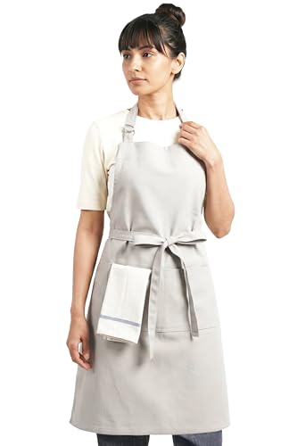 Image of Personalized Custom Apron - 100% Cotton, Adjustable Neck strap, Large Pocket - Unisex Apron for Men & Women - Cooking, Baking, BBQ, Customizable