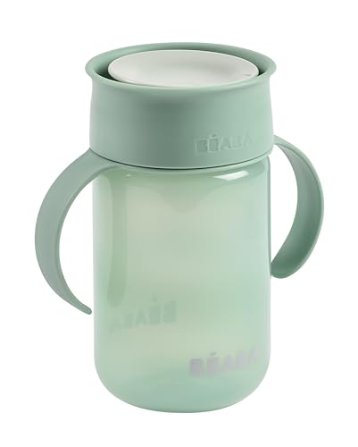 BÉABA, 360°-Lernbecher mit Tropfstopp, Trinklernbecher, Patentierter...