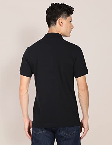 Image of U.S. POLO ASSN. Solid Slim Fit Polo T Shirts for Men - 100% Cotton, Half Sleeves Mens Tshirt - XL, Black and White
