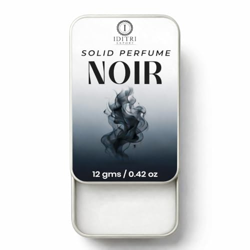 Image of Solid Perfume V Noir | Peach momosa | Alcohol Free Wax Perfume Balm, Long Lasting Pocket Fragrance Tin 12g, Non Greasy Smooth Glide, Travel Friendly | Date Night | Office Wear