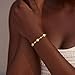 STORYJEWELLERY Daisy Bracelet, 18K Gold Plated Charm Bracelet for Women, Cute Flower Bracelets, Dainty Daisy Jewelry for Women, Gifts for Her