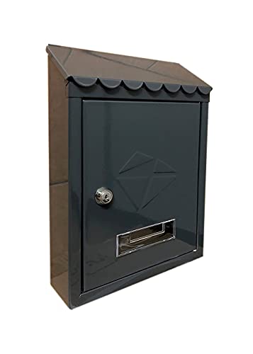 kippen 10005BN Buzón modelo IRON. Color negro. Dimensiones: 300 x 210 x 70 mm,...