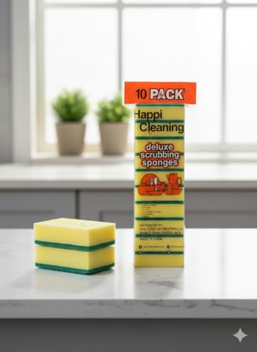 Image of Multi-Purpose Heavy-Duty Scrubbing Sponge