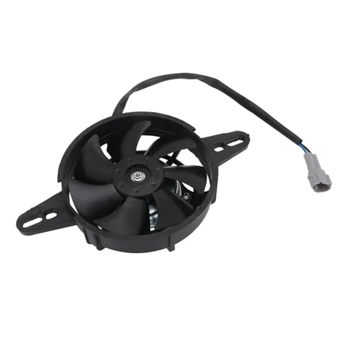 Conjunto del ventilador Ventilador de refrigeración para motocicleta de 12 V, enfriador de agua y aceite, radiador eléctrico para motor, apto para uso universal.(B)