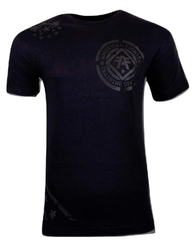 American Fighter Men's T-Shirt Averett Crewneck Black2