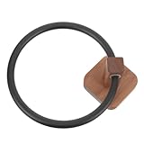 Porte-serviettes de comptoir pour salle de bain : matériaux en bois, poids léger, le porte-serviettes pour salle de bain est durable pour supporter votre longue période d'utilisation, porte-serviettes