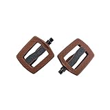 Feimin FP-893ZU Wide Non-Slip Pedal, Brown