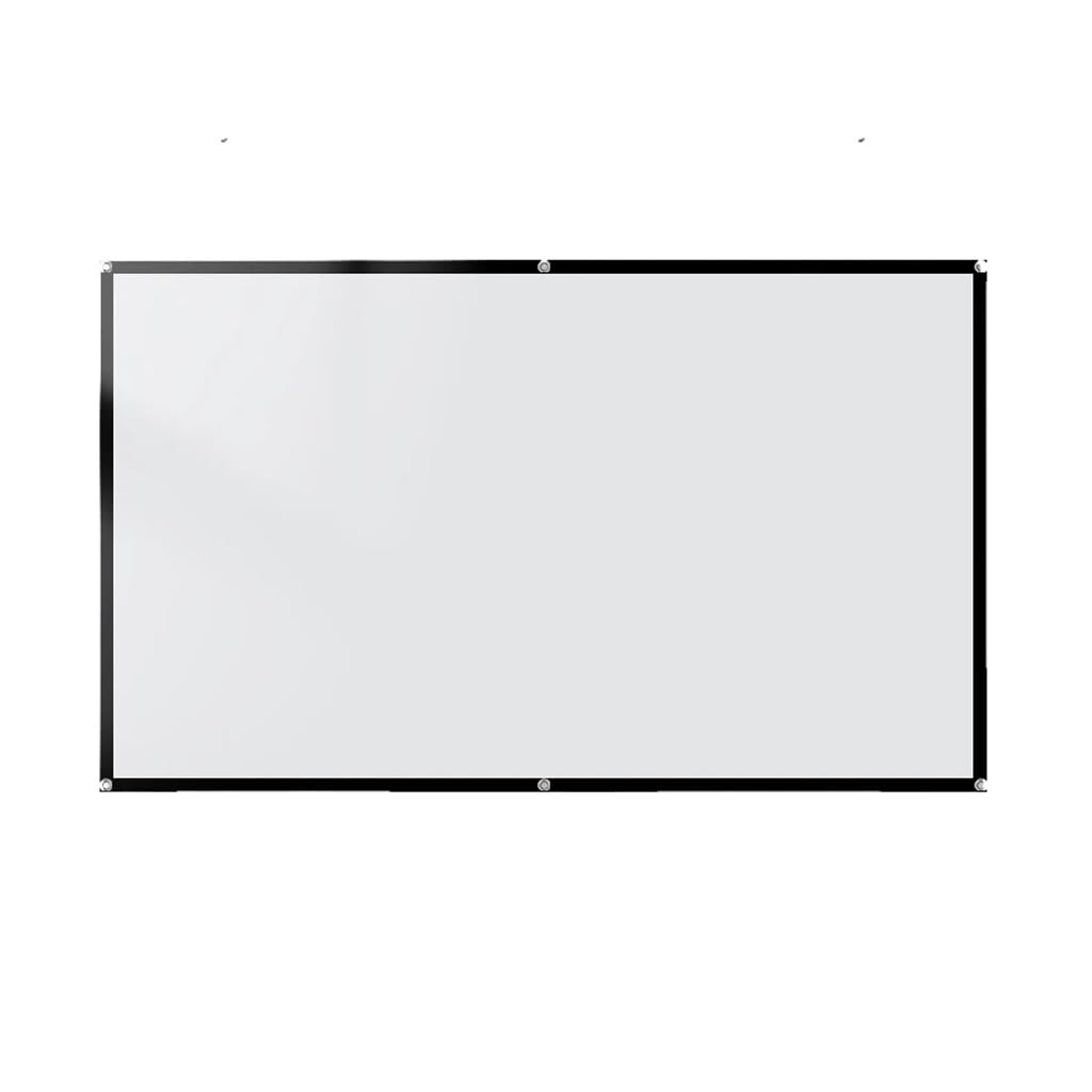 Schermo for proiettore Sfondo di brandelli di latte Design senza rughe Schermo di proiezione morbido for interni ed esterni(150 inch)