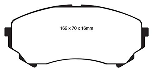 Image of EBC Brakes Redstuff 3000 Series Sport Brake Pad Set DP31828C to Fit CADILLAC