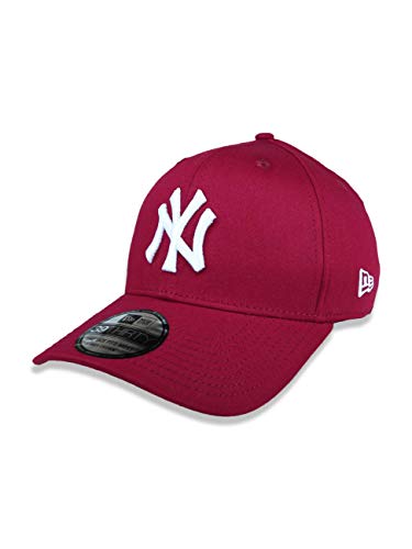 BONE 39THIRTY MLB NEW YORK YANKEES ABA CURVA STRETCH FIT VERMELHO ESCURO New Era