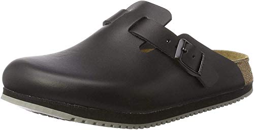 Birkenstock Original Boston Cuero Normal, Black, 060194 45,0