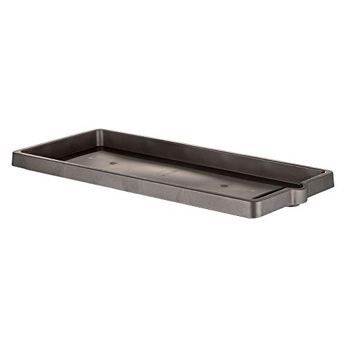PEBSHOP FIORIERA RETTANGOLARE solo (SOTTOVASO CM 75 X 33,5 X 4,5 - ANTRACITE)
