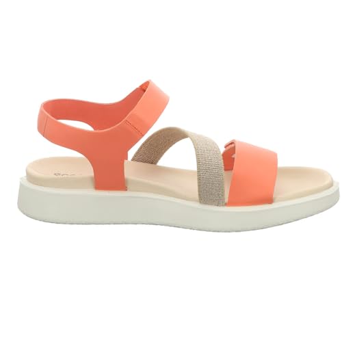 ECCO Women's Flowt 2 Band Sandal, Coral Nubuck, 11-11.5 by ECCO - Image 4
