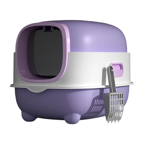 取り外し可能なハイサイド付き猫砂 ノンスティック臭いのないデザイン 子猫やウサギに安全 猫のトイレ