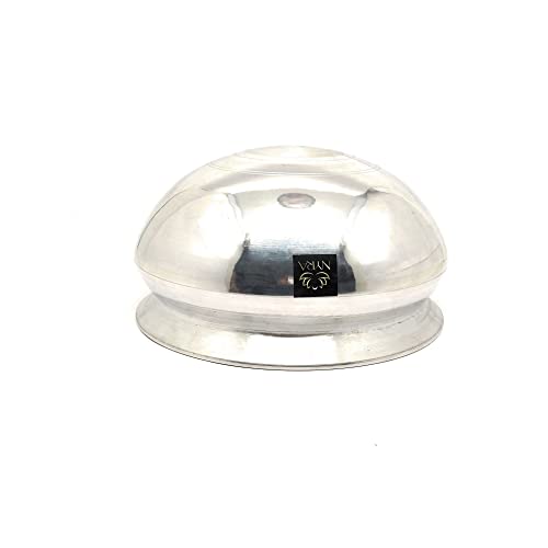 Nyra Aluminium Handi with Lid Machine Glossy Finish Biryani Rice Cooking Pot Dhari Patiya Tope Patila Vessel, Deg, Degchi - Available in 8 Sizes (3.7 Liter Capacity), Silver - Image 3 thumbnail