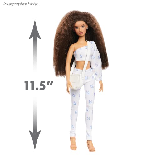Purpose Toys Naturalistas 11.5-Inch Fashion Doll And Accessories Kelsey, 4B Textured Hair, Light Brown Skin Tone Designed And Developed #TOP4