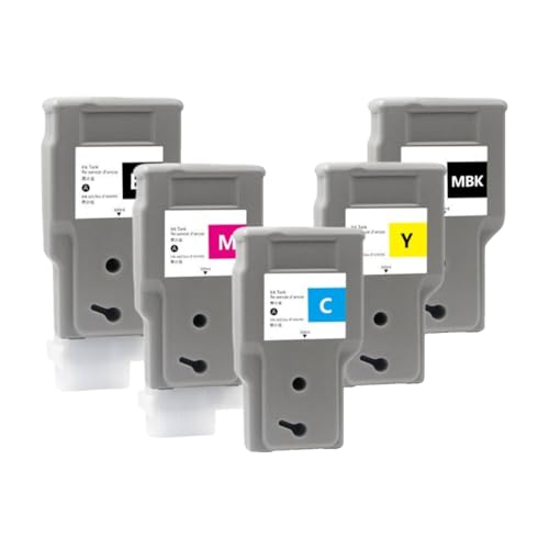 Cartouche PFI-320MBK encre noire résistant aux bavures sur traceur TM-5200