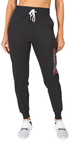 Nautica Competition Women's Joggers, Athletic Active Basic Essential Running Ultra Soft Fleece Relax Fit Lounge Sweatpants2