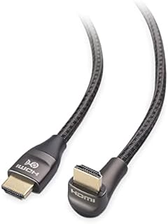 Cable Matters 48Gbps Ultra HD 8K Right Angle HDMI Cable (90 Degree HDMI Cable) - 6.6 ft