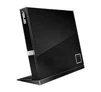 Asus SBW-06D2X-U externer Slim Blu-Ray BDXL Brenner (6x BD-R (SL/DL), 8x DVD±R, 6x DVD±R DL, 5x DVD-RAM, USB 2.0) inkl. Cyberlink Power2Go, Hochglanz Schwarz – Ansicht 5