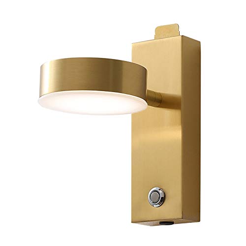Lampe de lecture réglable en laiton pour sublimer l'ambiance de votre chambre à coucher