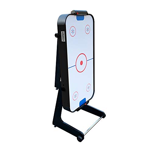 PUCK Calix 4-Foot Folding Air Hockey Table (Black)