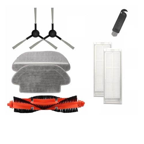 Kompatybilny z Xiaomi Mi Robot Mop próżniowy Pro 3C 2S STYTJ02YM zapasowy filtr Hepa boczna osłona szczotki głównej uchwyt na mopa akcesoria części(SET 3)