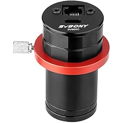 SVBONY SV905C Guide Camera Telescope Eyepiece, 1.23MP CMOS Sensor, 1.25Inch | USB 2.0, ST4 Guide Interface, Astrophotography Camera, with AR-Coated, for Autoguiding or Planetary Imaging, Astrophotography