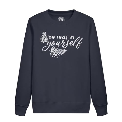 Sweatshirt enfant Be Leaf in Yourself en coton doux pour jardinage
