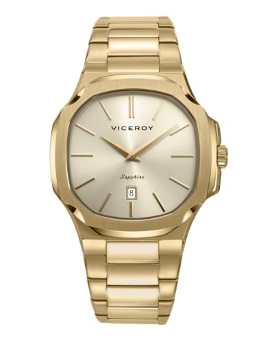 Montre à quartz Viceroy homme dorée 41 mm de la collection Laura Escanes
