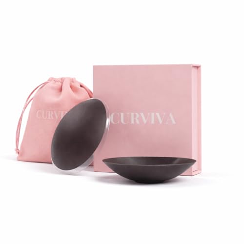 CURVIVA Pezoneras Circular De Silicona Sin Adhesivo Talla L Tono Chocolate
