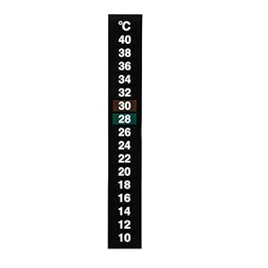 Stick On Thermometer Strip Digital Temperature Display for Aquarium Fish Tank Temperature Adhesive Sticker Display