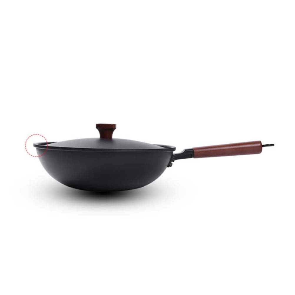 OUNONA Tapa de hierro para sartén: Tapa redonda de 30 cm para olla, cubierta multifuncional para sartén - Protector de olla para hornear en la cocina