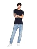  Sisley Trousers 4I4ISE010 Jeans, Blue Denim 901, 31 Uomini