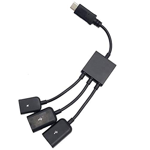 Usb C Otg Cable,Seadream 20Cm 3 In 1 Usb C Type C Otg Host Cable Hub Cord Adapter Connector Splitter #TOP1