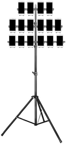 Adjustable Metal Phone Tripod Stand - Universal Mobile Holder for Video Recording, Live Streaming, Online Classes & Vlogging - Compatible with All Smartphones