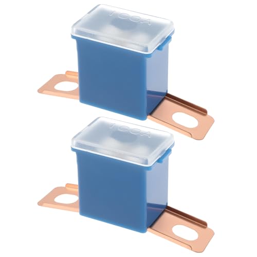 Image of ECSiNG 2Pcs PAL Block Fuse 32V 100 Amp for Car Truck Audio RV, PAL Auto Link, FLD Fuse Cartridge